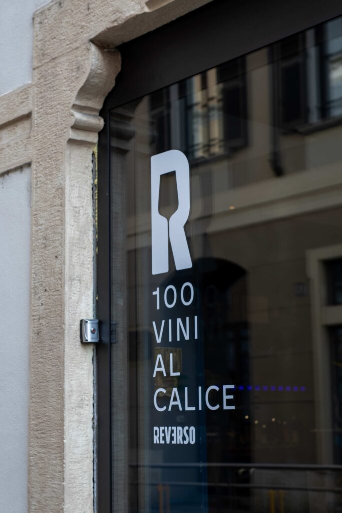 reverso 100 vini al calice wine list dx piccolo
